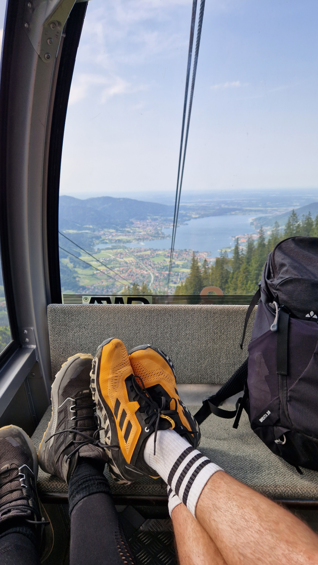 Abfahrt vom Wallberg mit der Gondel